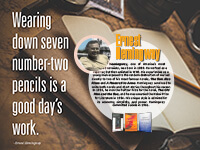 Author Speak: Ernest Hemingway Poster